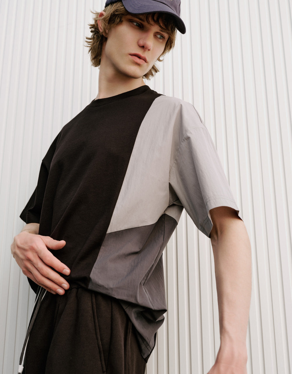 Colorblock Crew Neck T-Shirt