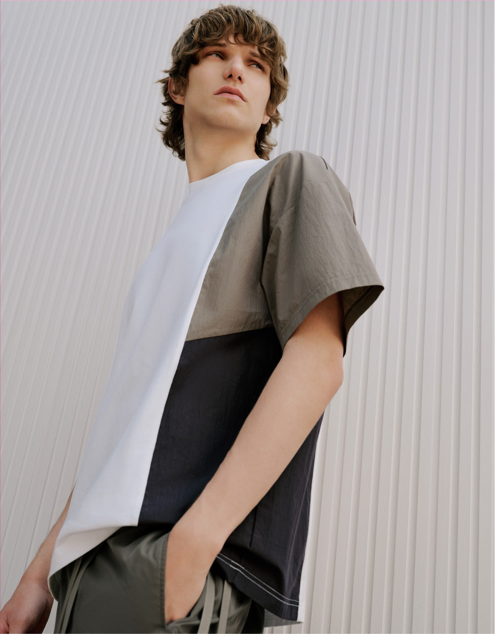 Colorblock Crew Neck T-Shirt