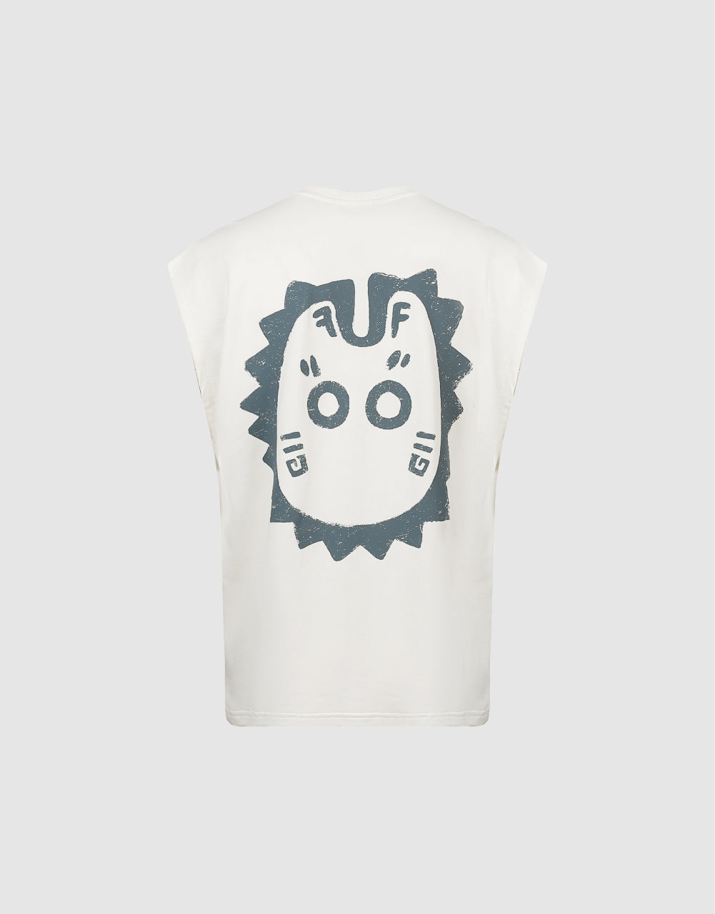 Printed Detail Loose Tank Top