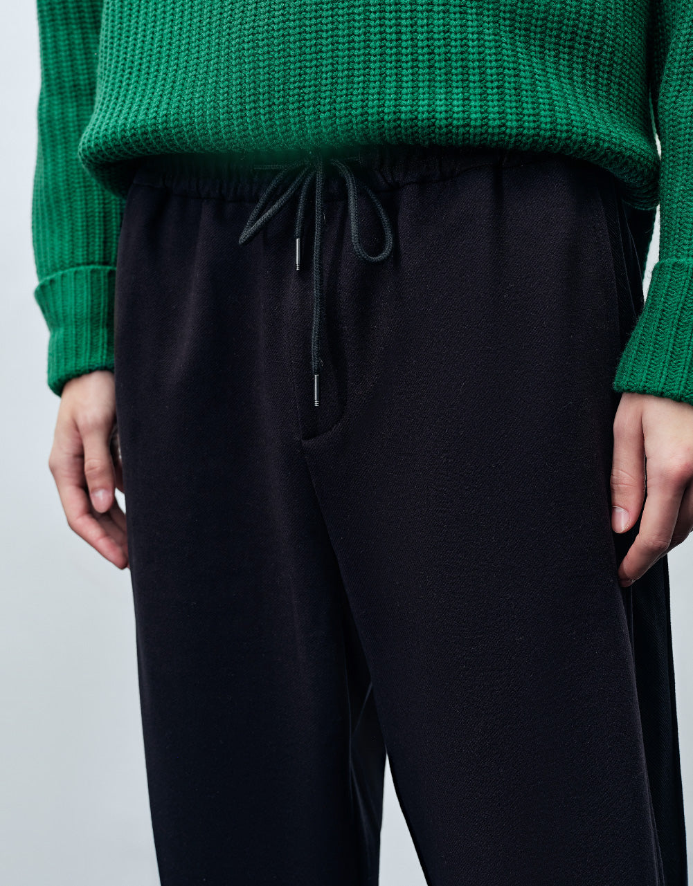 Drawstring Straight Pants