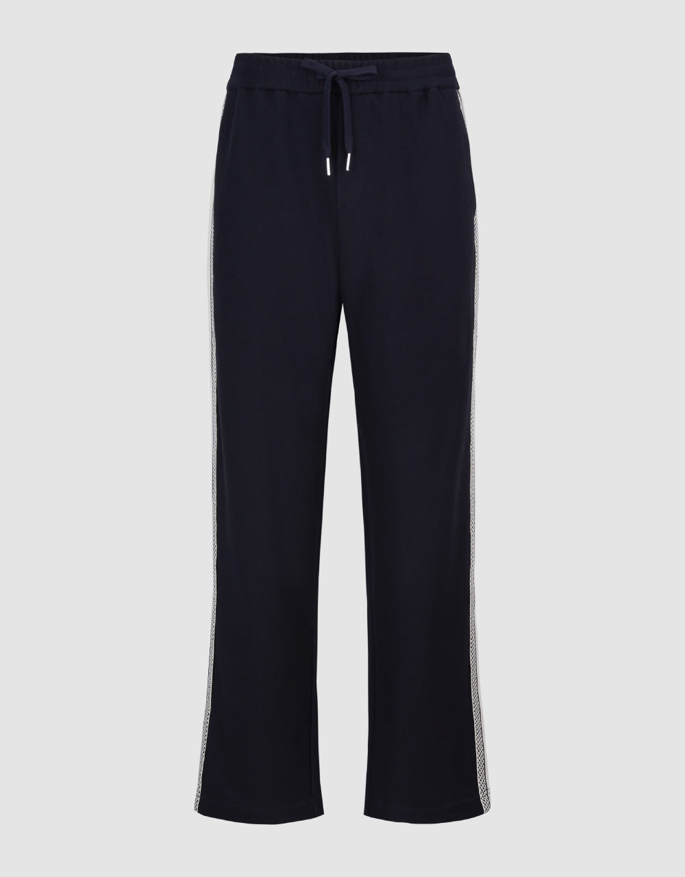 Stripe Side Straight Leg Trousers