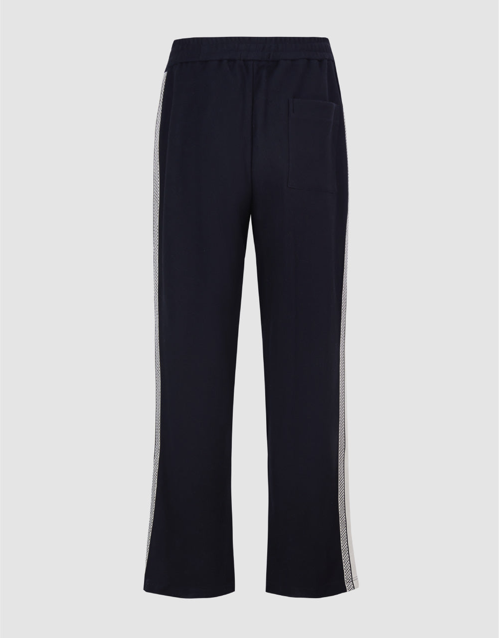 Stripe Side Straight Leg Trousers