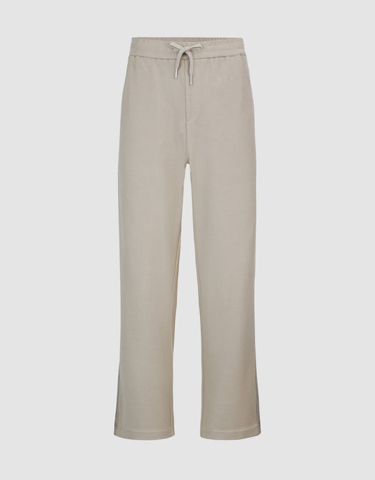 Stripe Side Straight Leg Trousers