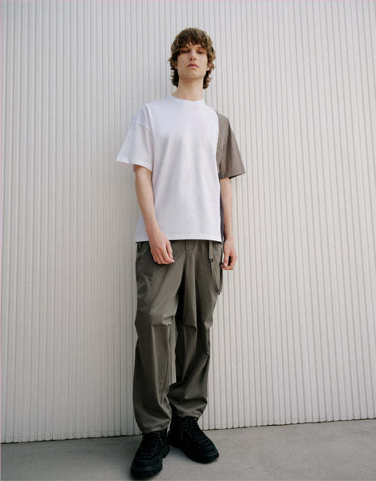 Woven Long Straight Pants