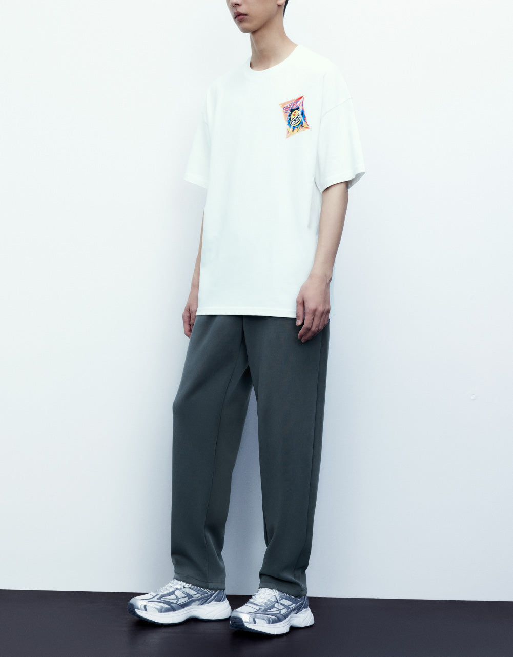 Drawstring Waist Knitted Pants