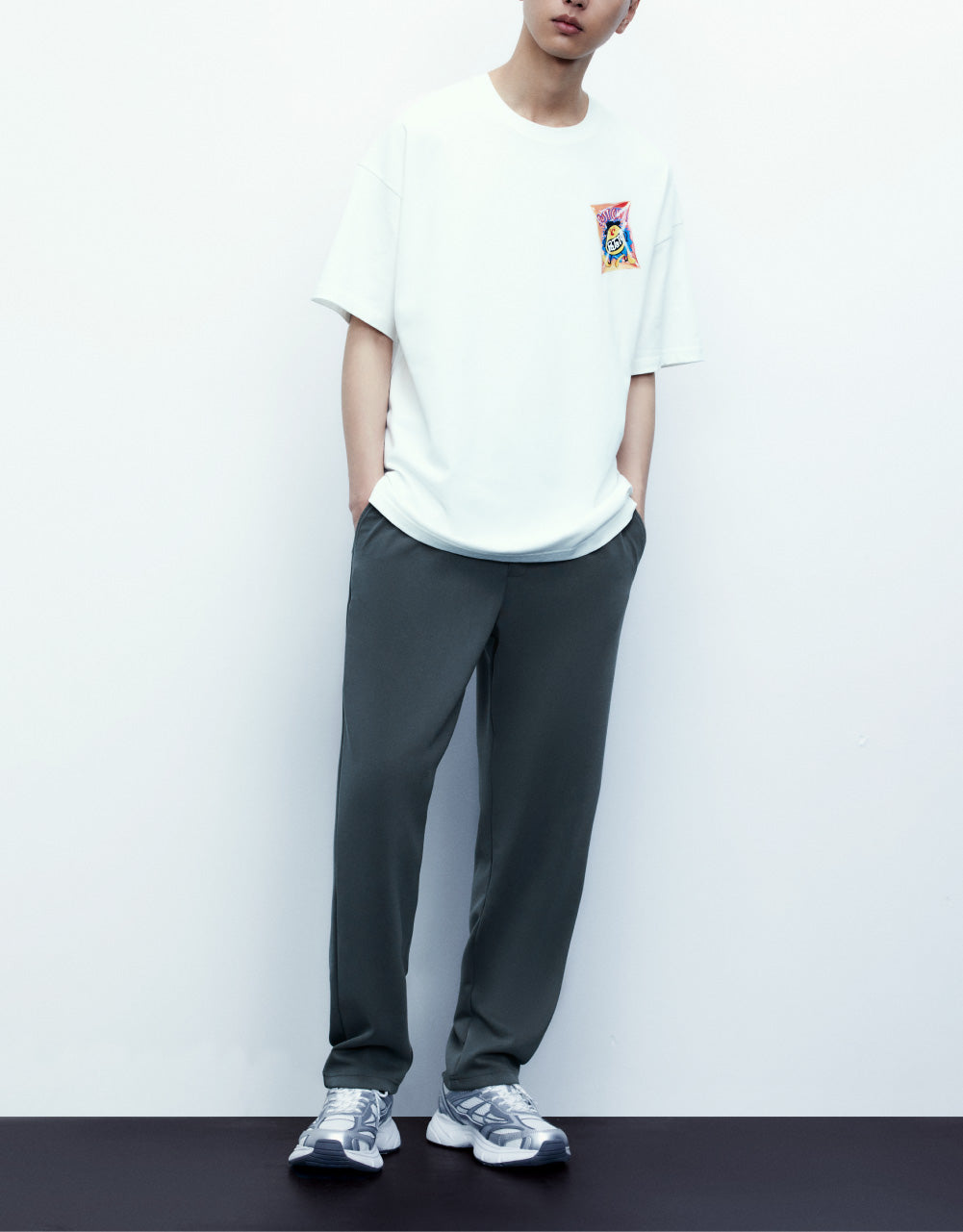 Drawstring Waist Knitted Pants