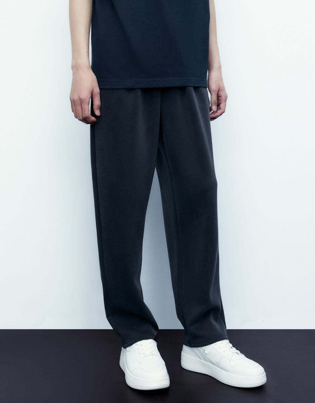 Drawstring Waist Knitted Pants
