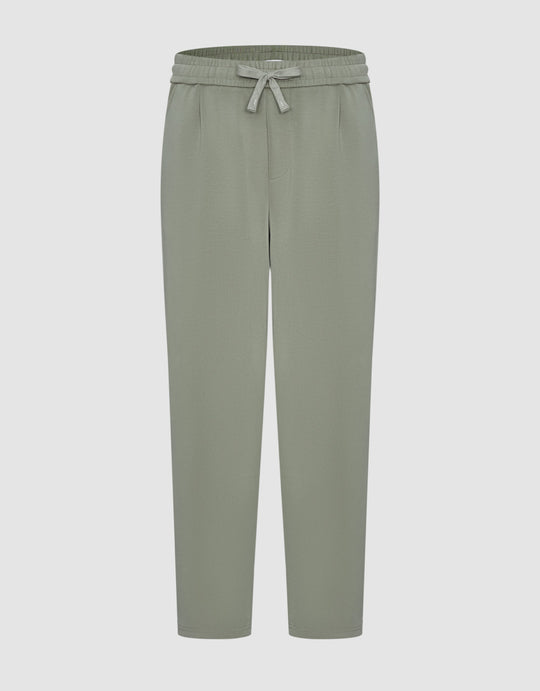 Drawstring Waist Knitted Pants