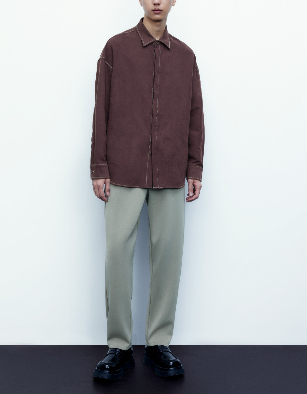 Drawstring Waist Knitted Pants