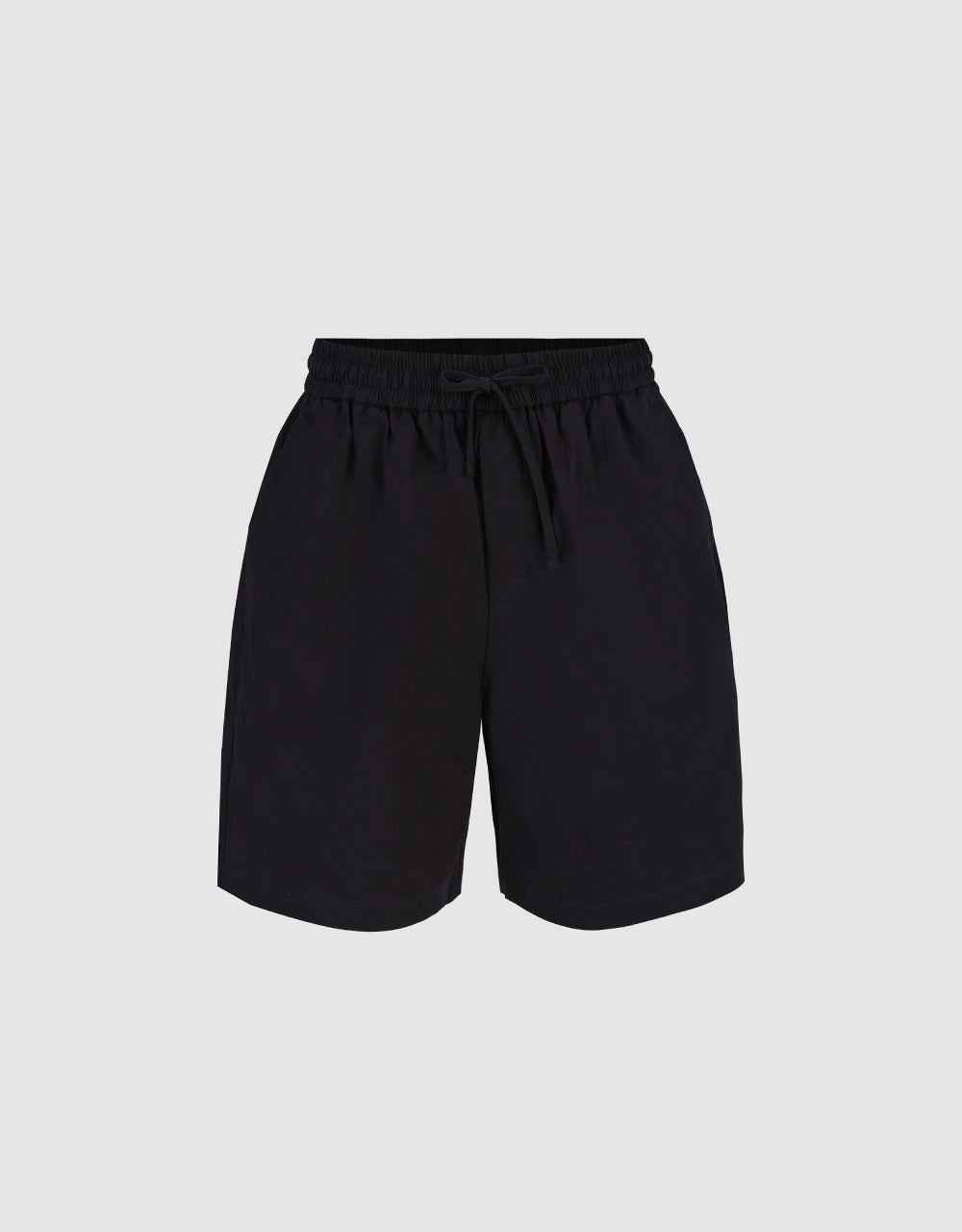 Oversized Drawstring Waist Shorts