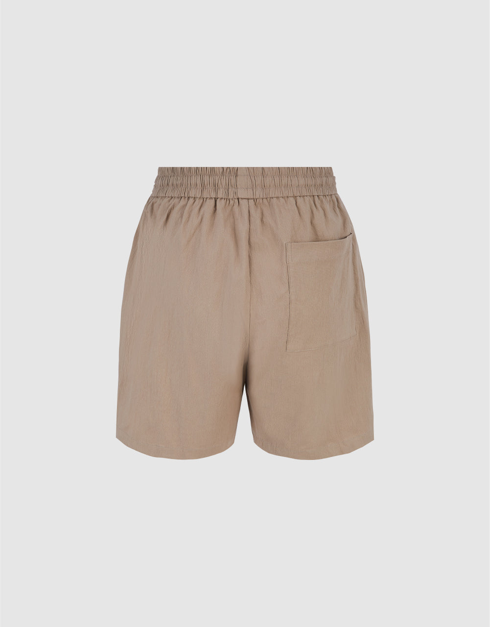 Oversized Drawstring Waist Shorts