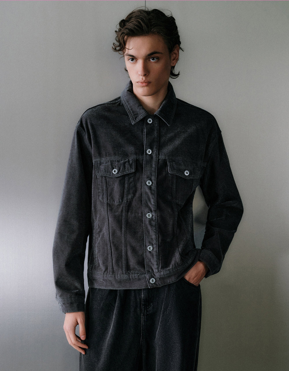 Double Pockets Denim Jacket