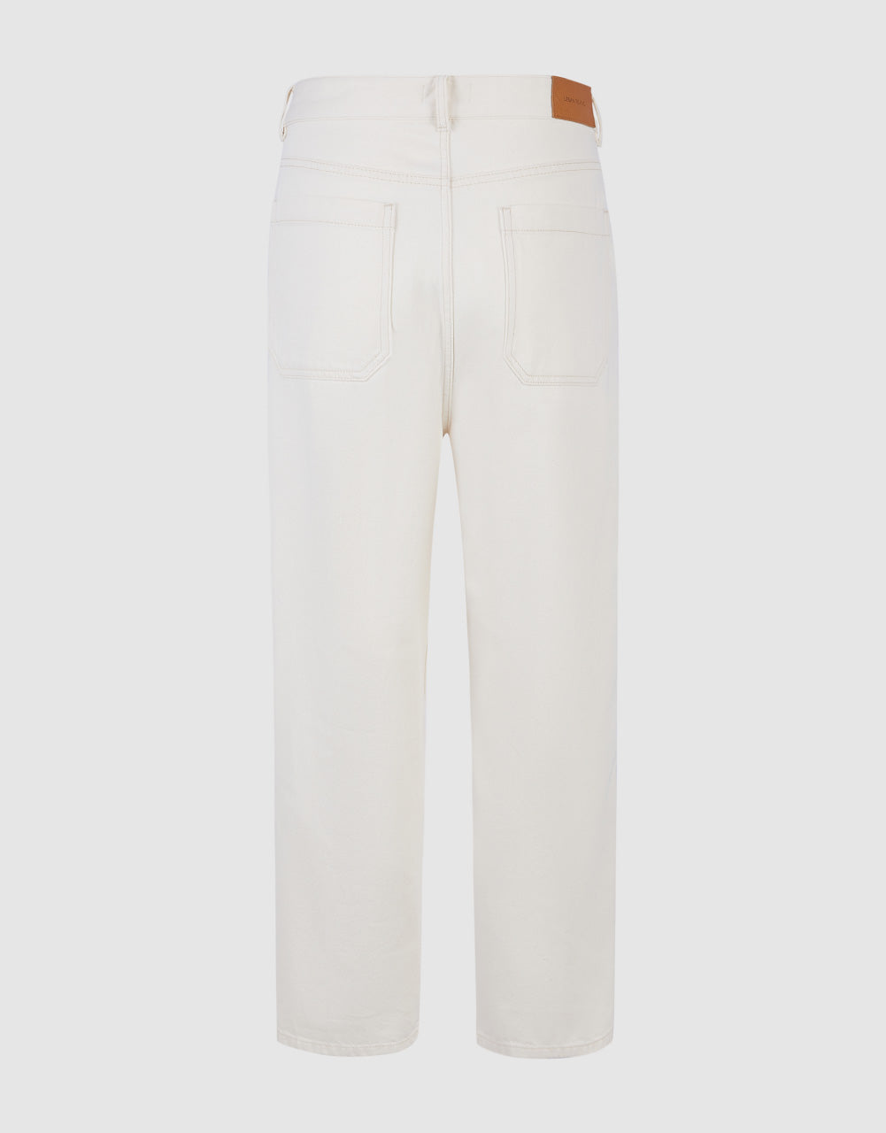 Mid-Waist Straight Jeans