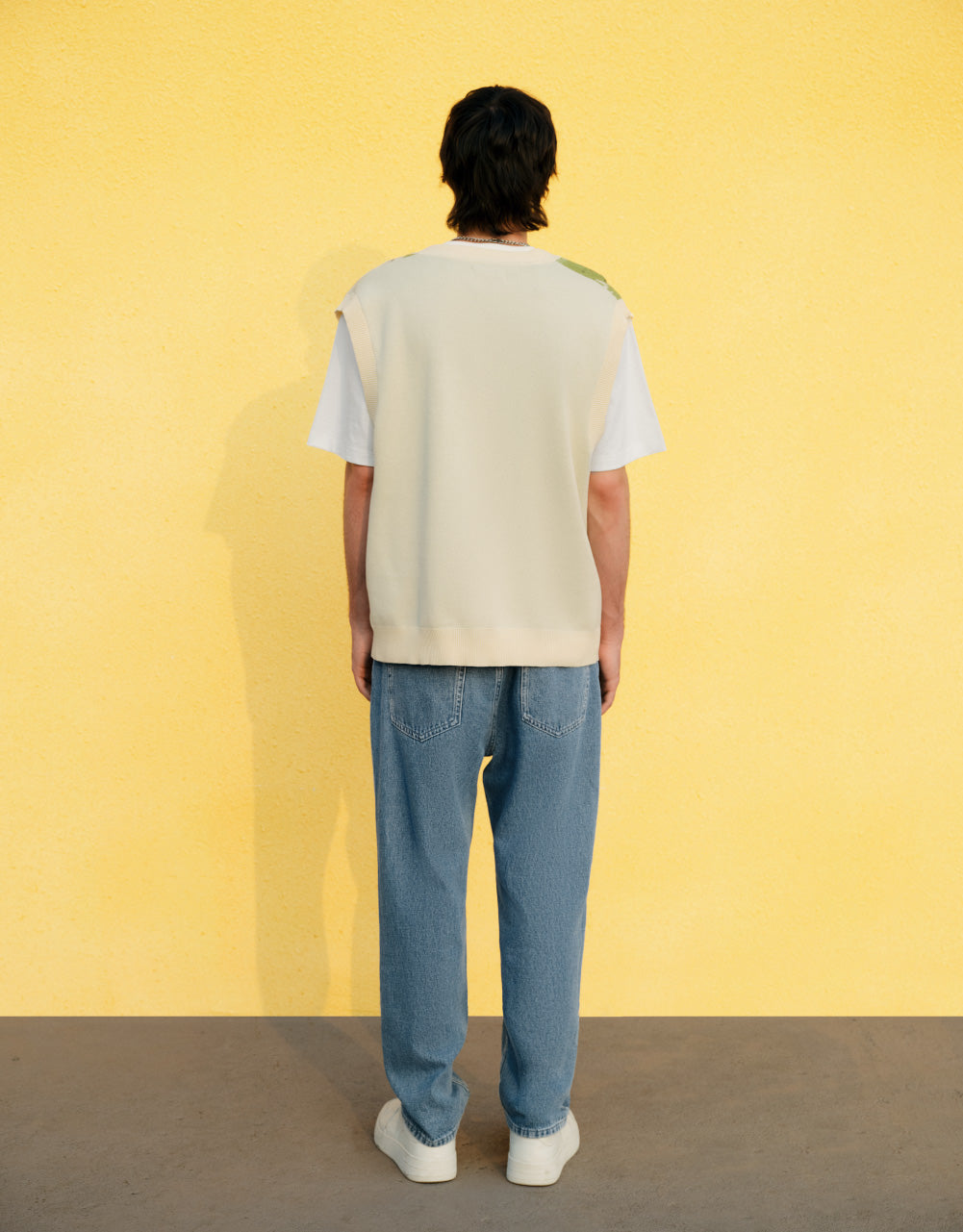 Cartoon Knitted Vest