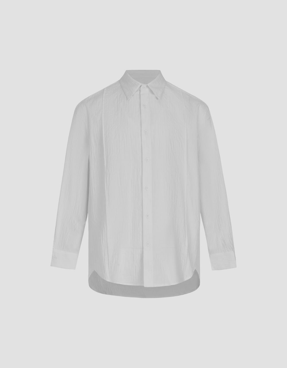 Textured Drop Shoulder Sleeve Loose Shirt