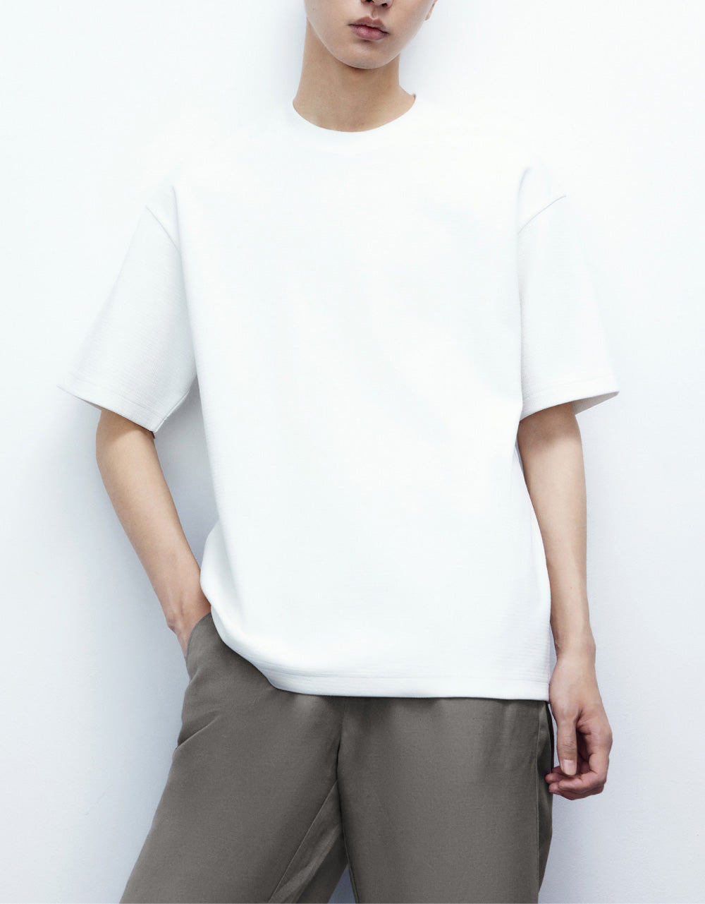 Plain Crew Neck T-Shirt