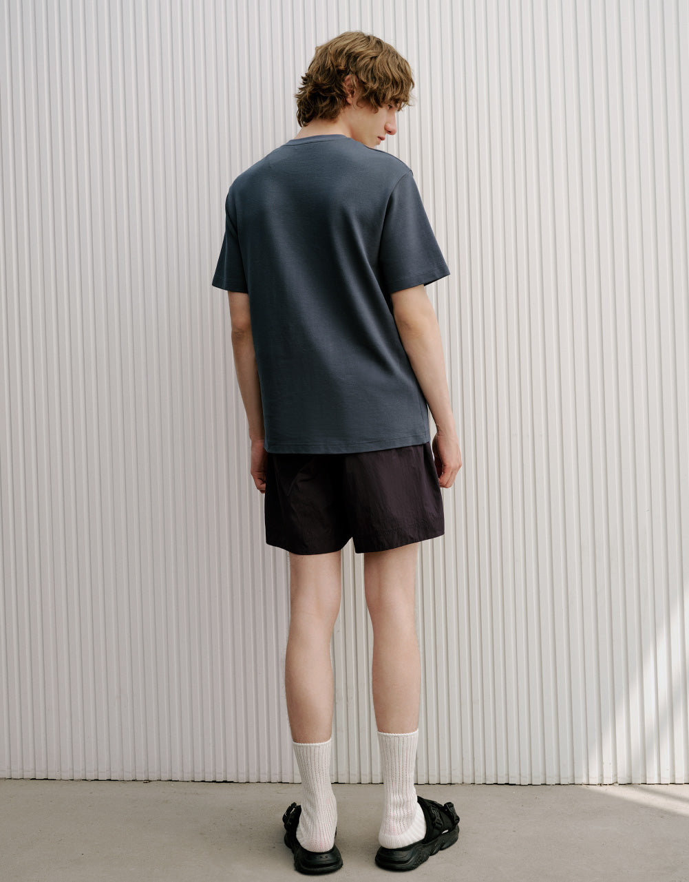 Metal Detail Crew Neck T-Shirt