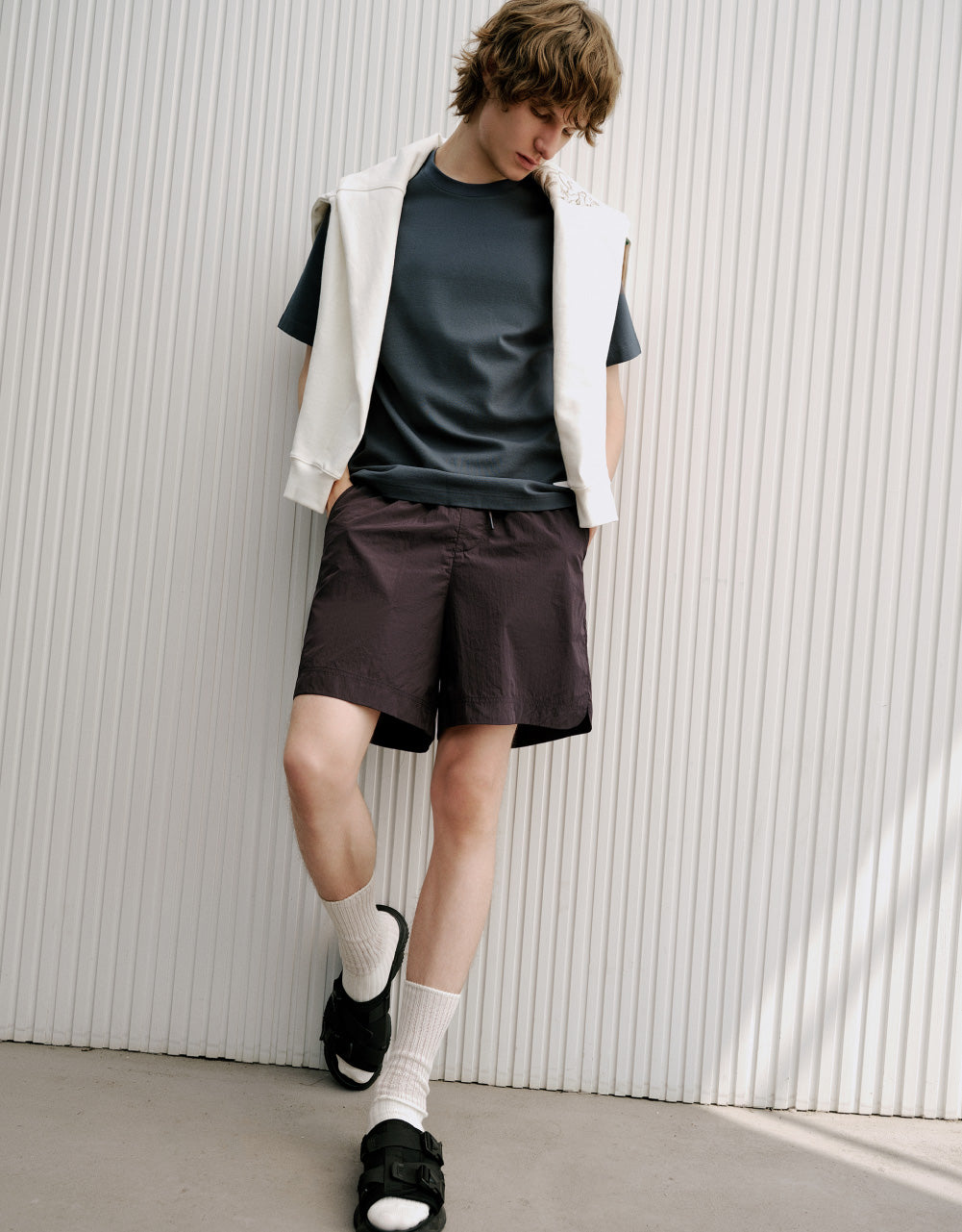 Metal Detail Crew Neck T-Shirt