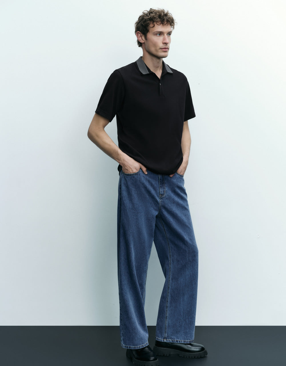 Plus Detail Polo Shirt