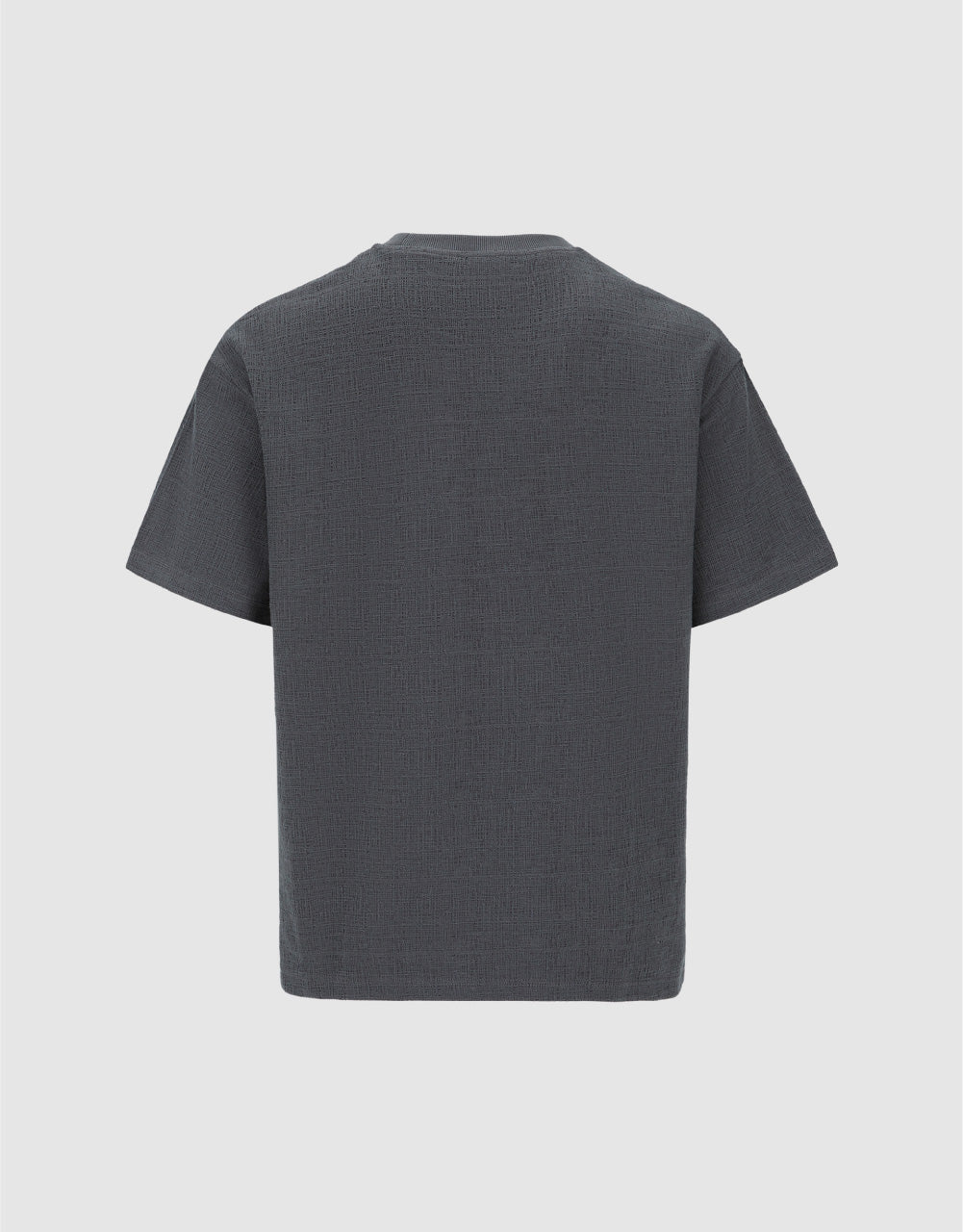Knitted Drop Shoulder Sleeve  T-Shirt