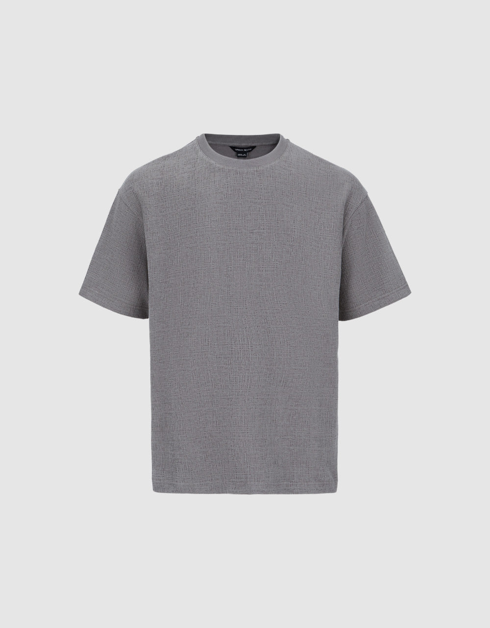Knitted Drop Shoulder Sleeve  T-Shirt