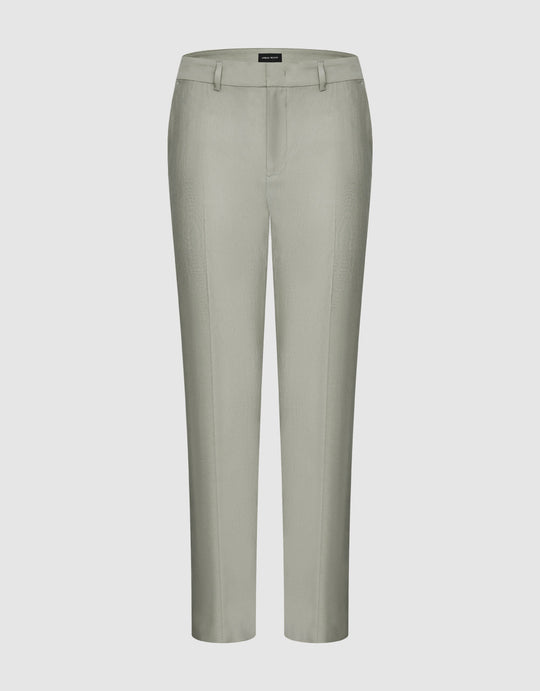 Mid-Waist Straight Pants