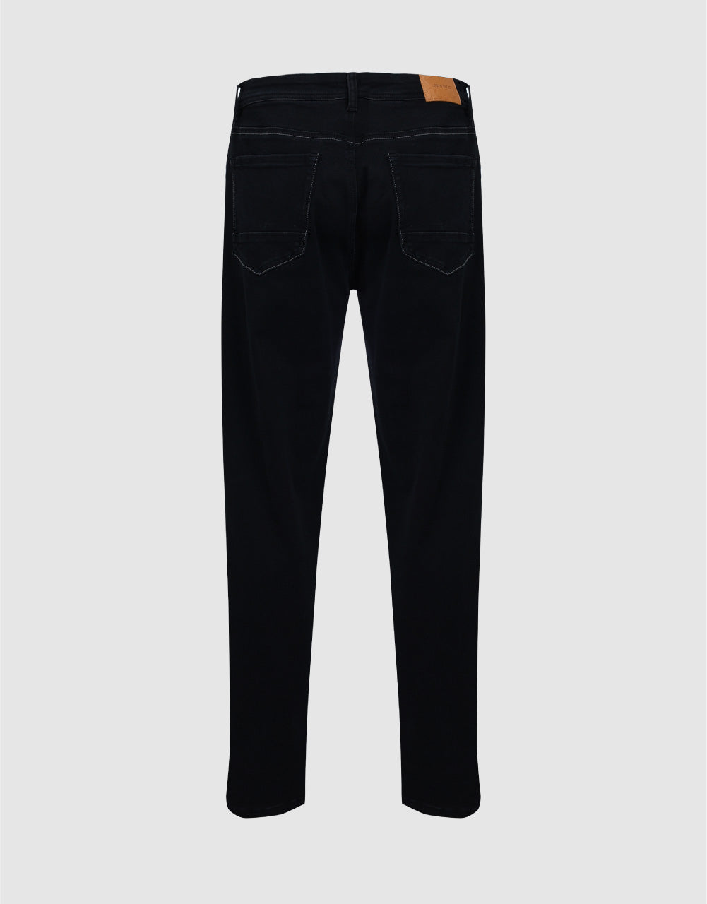 Mid-Waist Straight Jeans