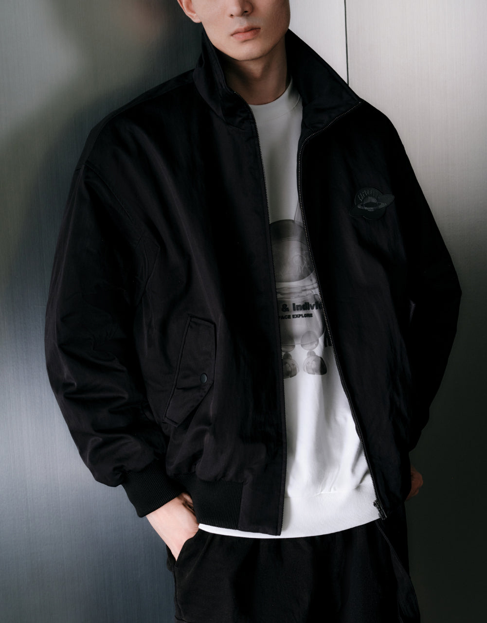 Back Printed Oversized Jacket
