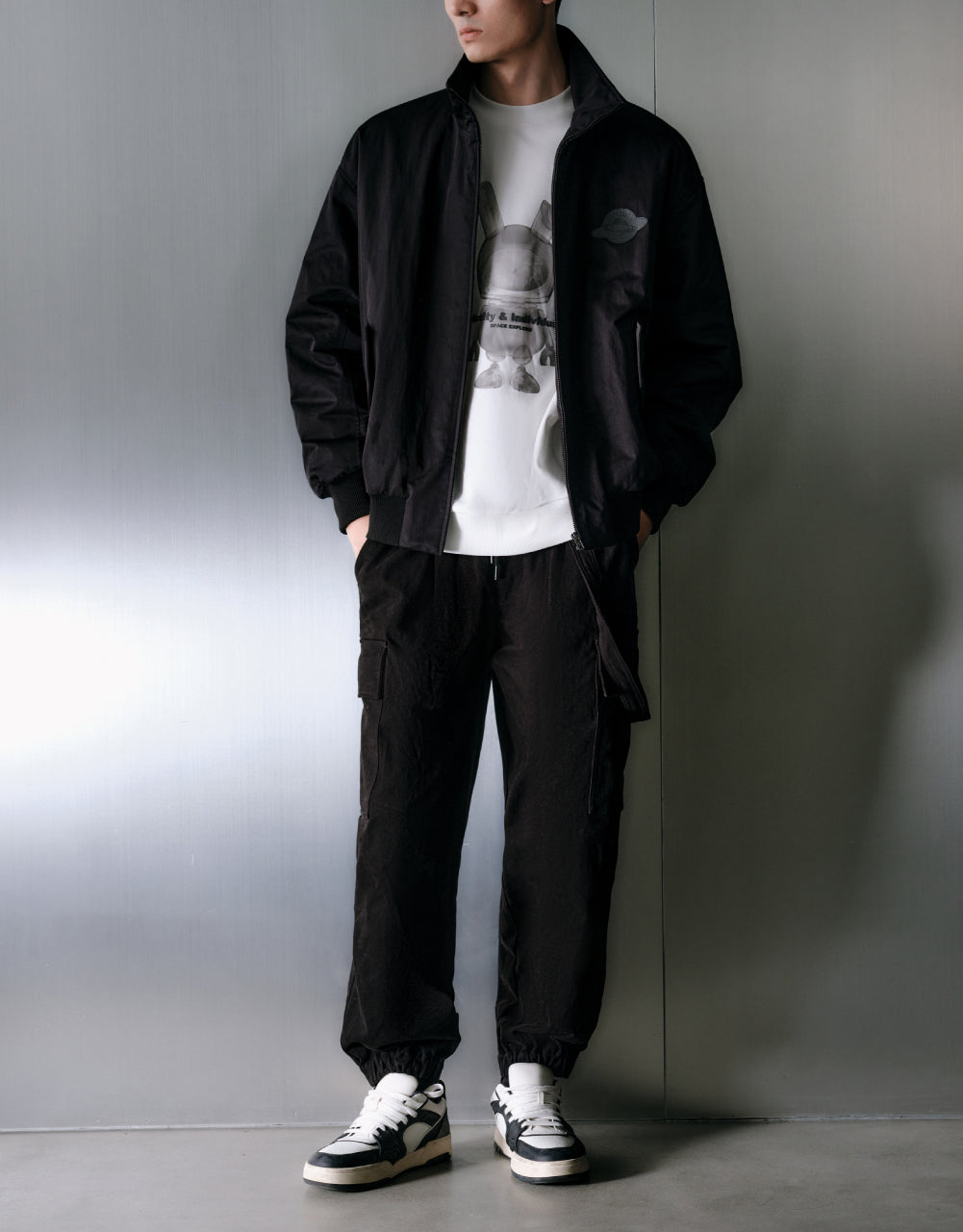 Back Printed Oversized Jacket