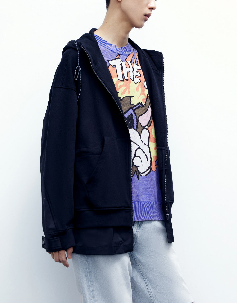 Drawstring Hooded Jacket