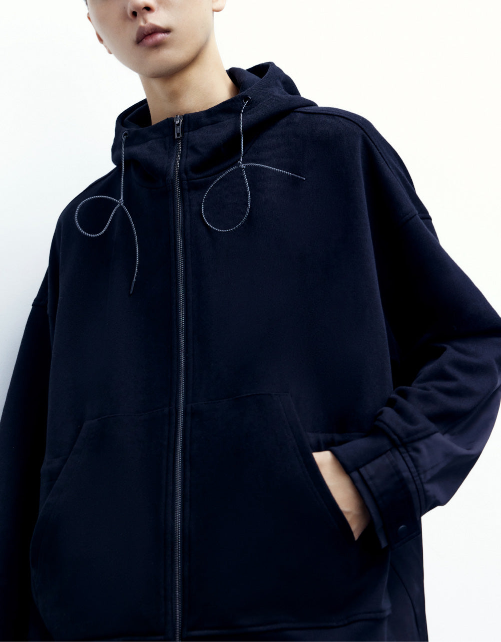 Drawstring Hooded Jacket