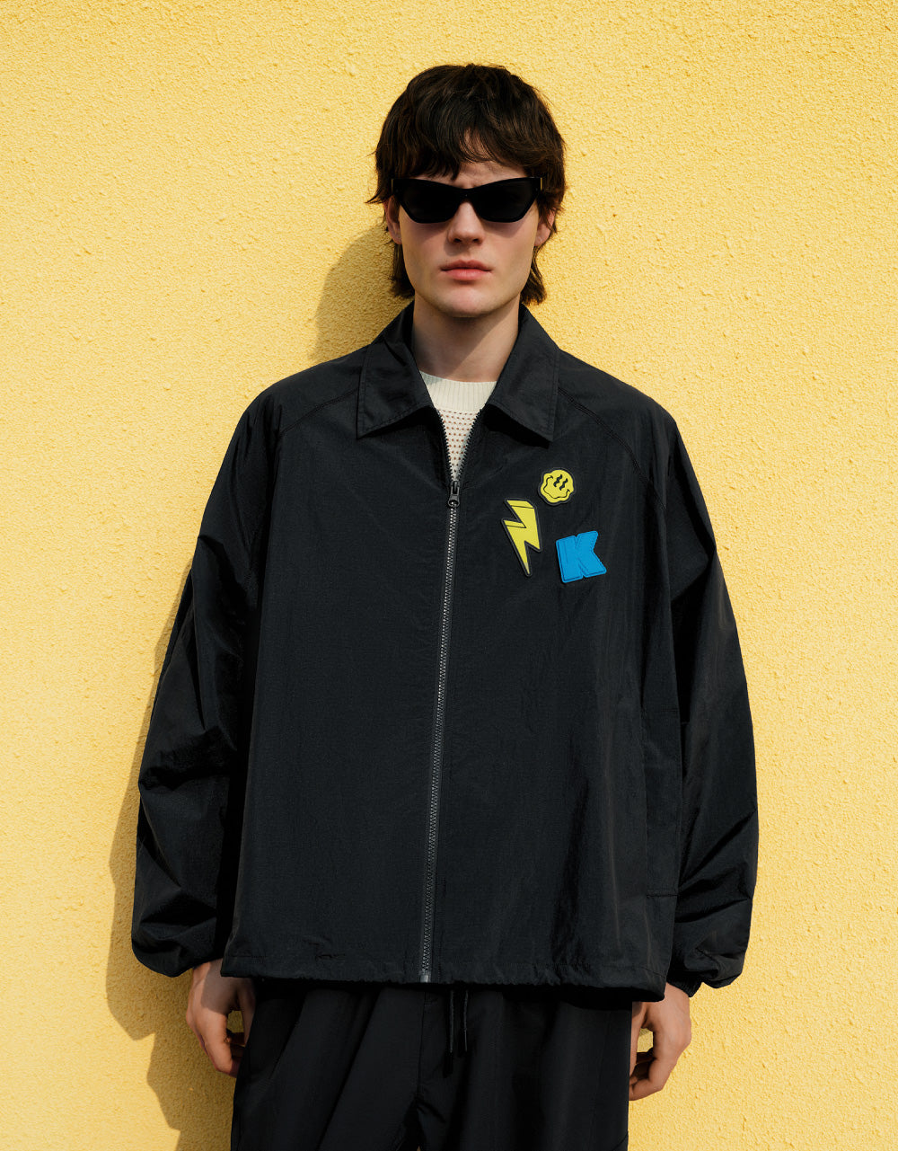 Emoji Embossed Jacket