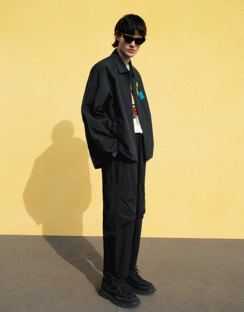 Emoji Embossed Jacket