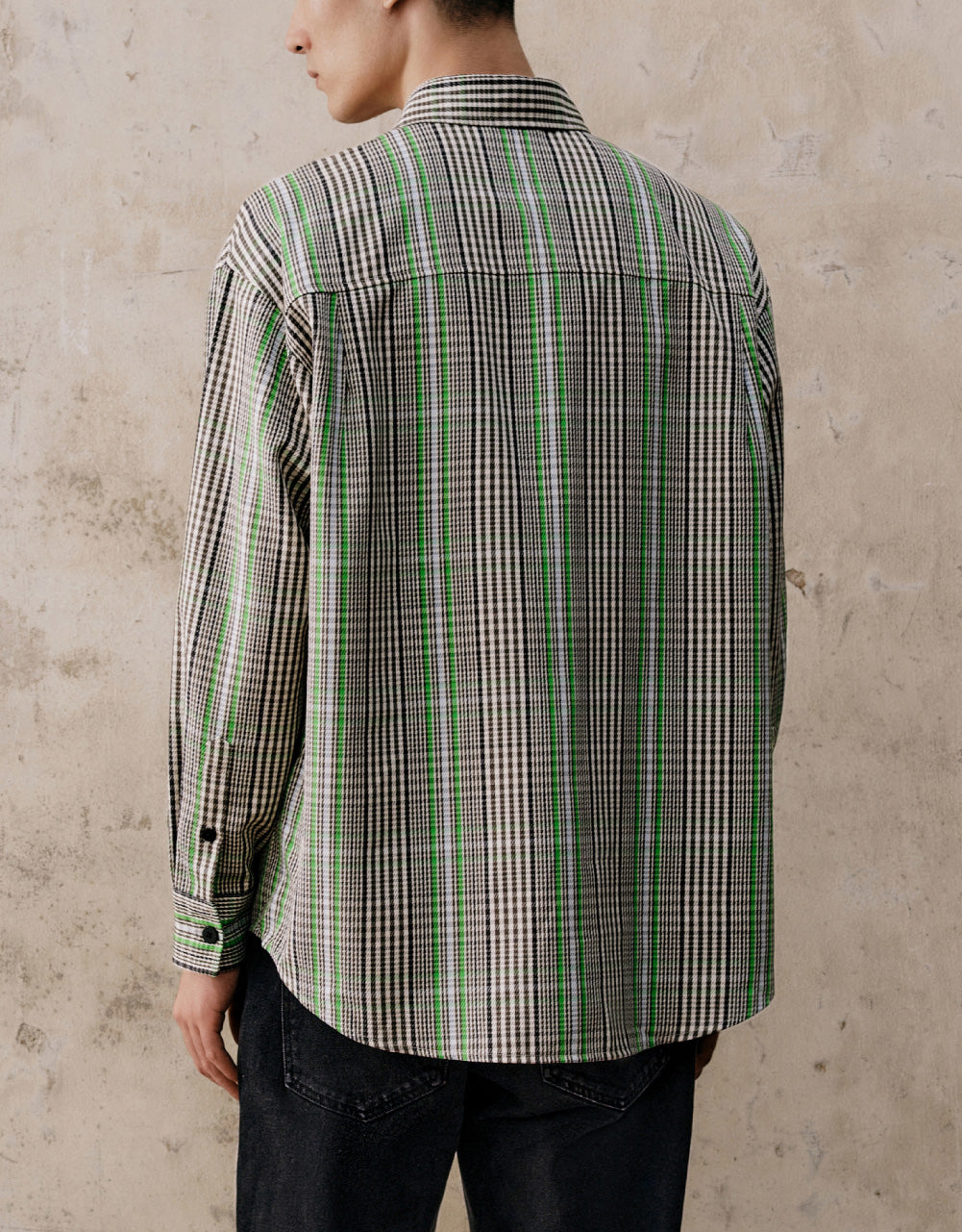 Checkerboard Oversized Shirt