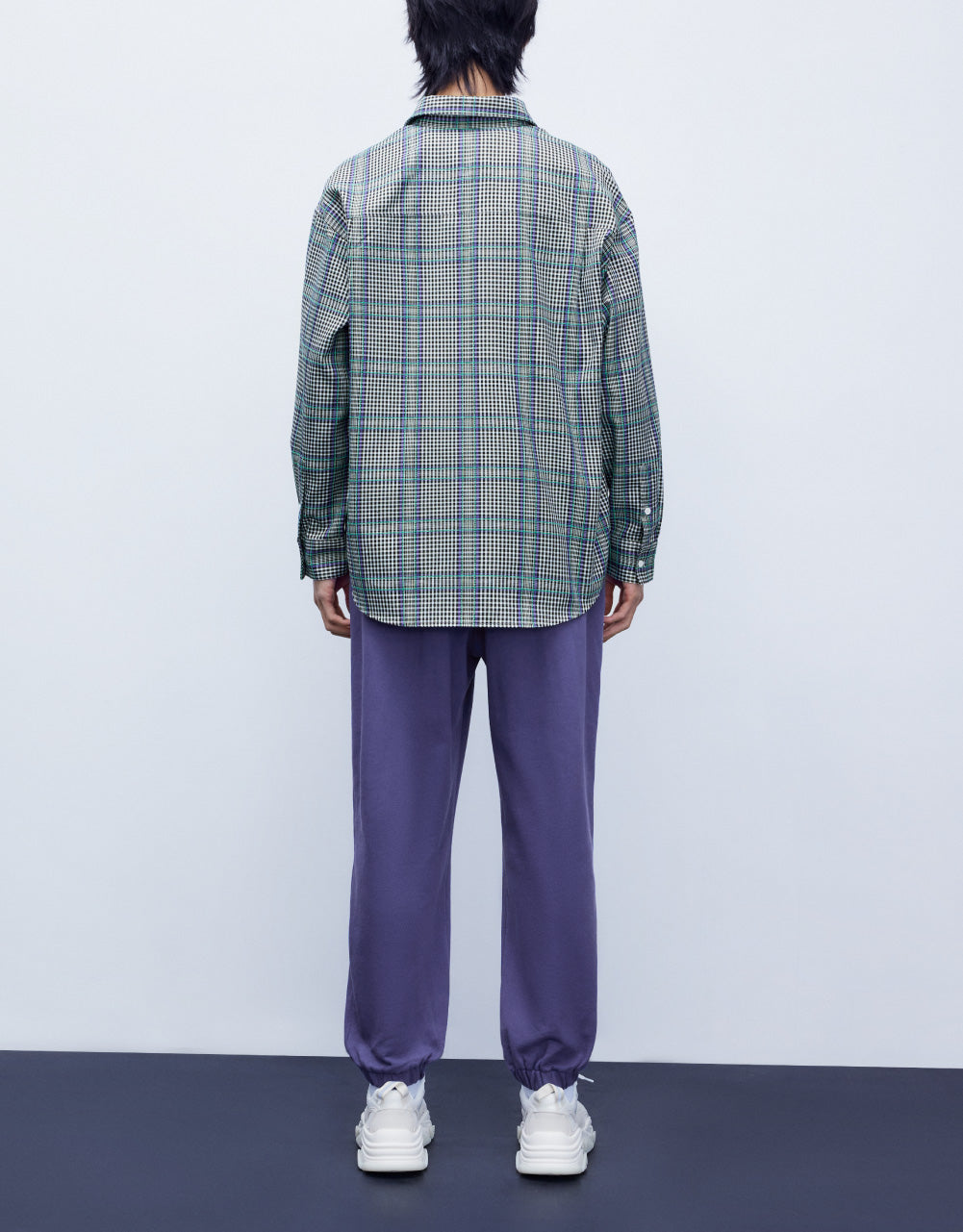 Bunny Detail Checkerboard Shirt