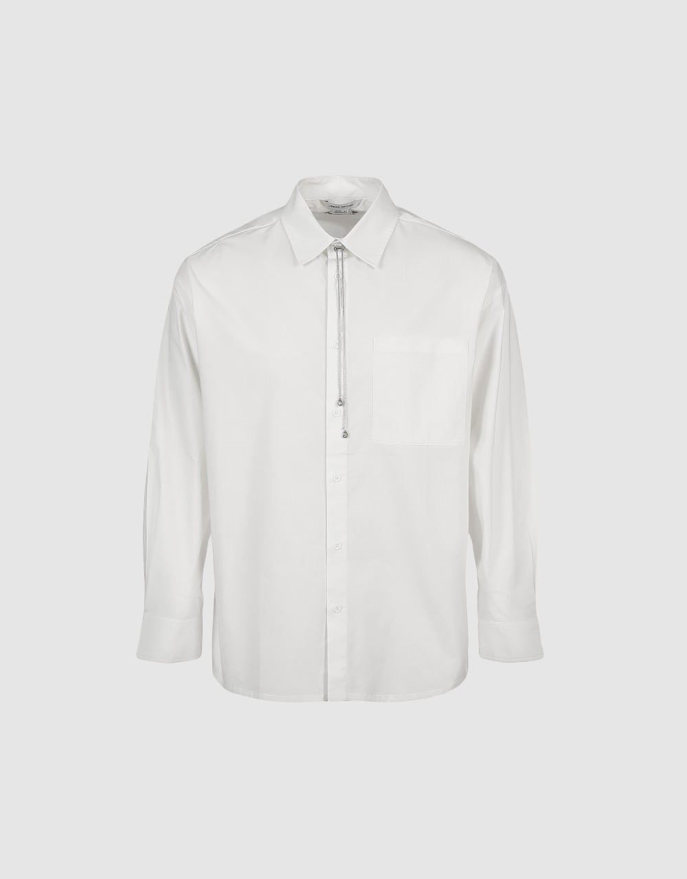 Button Up Shirt With Necklace