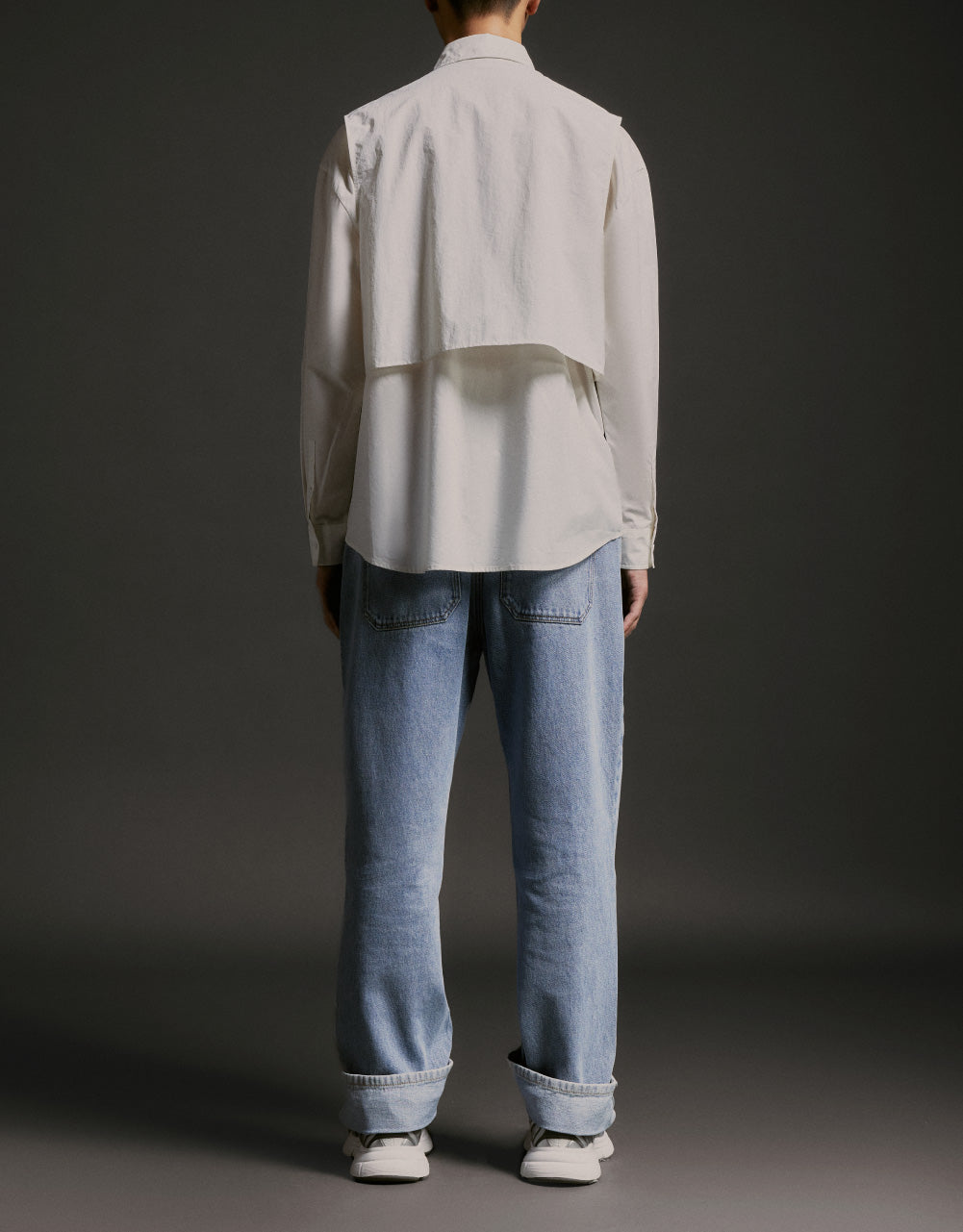 2 In 1 Drop Shoulder Shirt