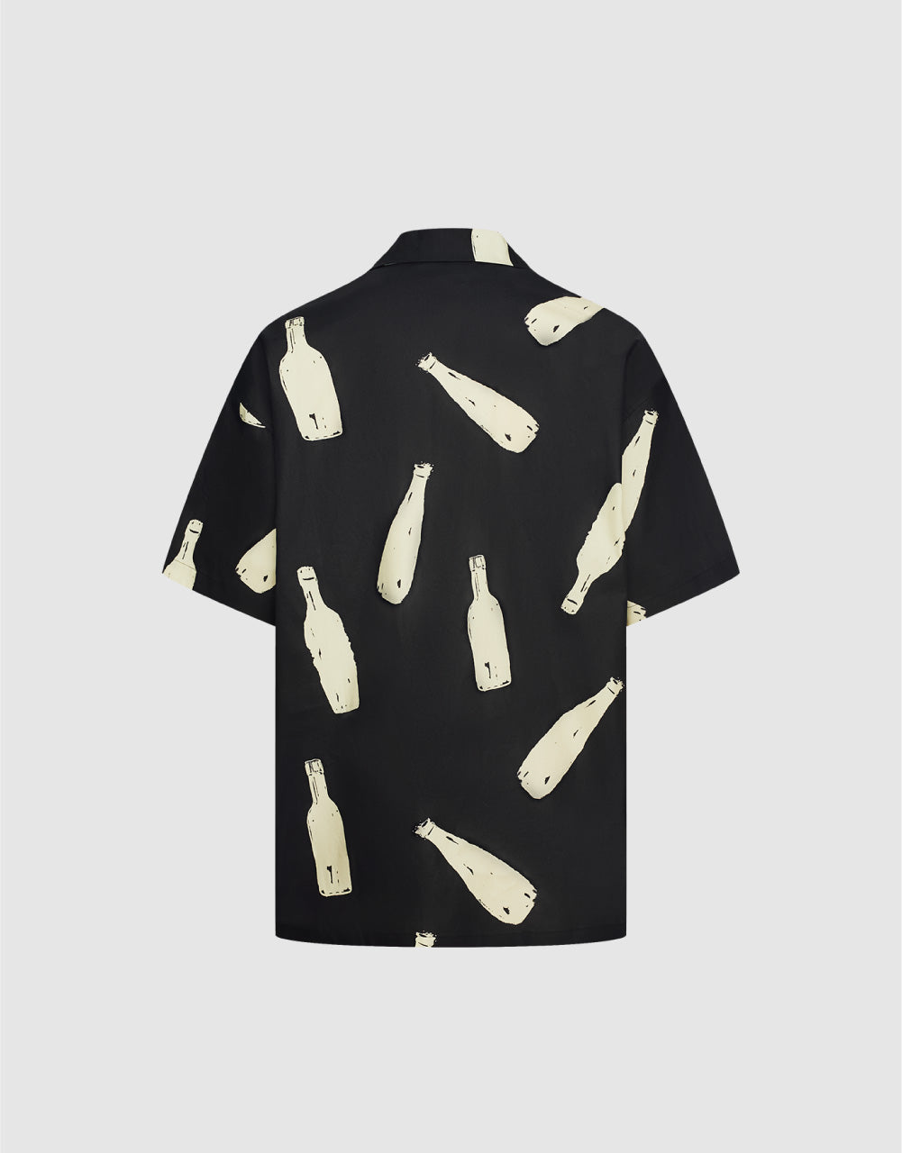 Bottles Print Loose Shirt