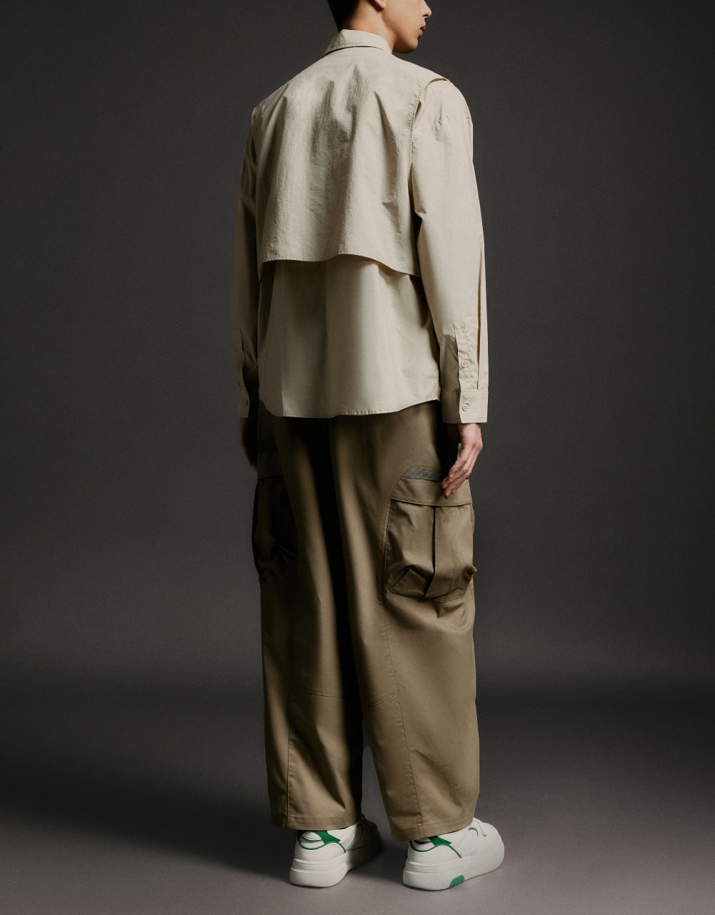 2 In 1 Drop Shoulder Shirt