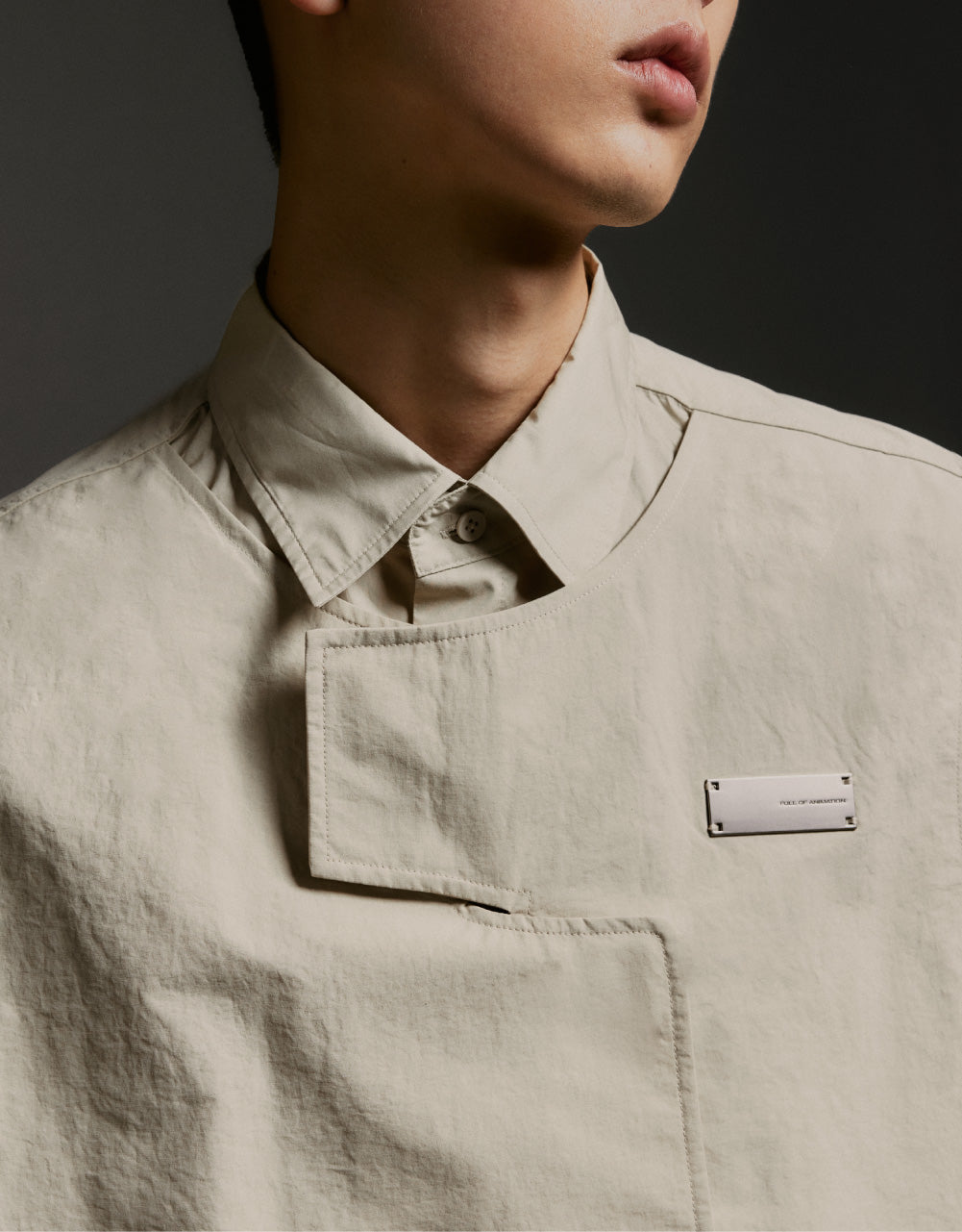 2 In 1 Drop Shoulder Shirt