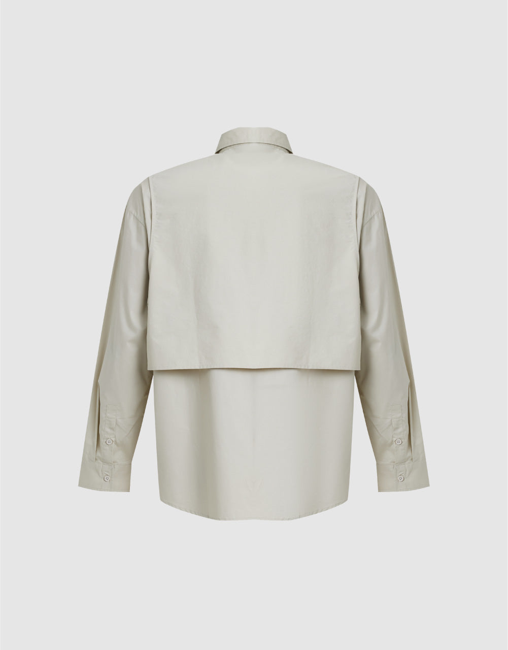 2 In 1 Drop Shoulder Shirt