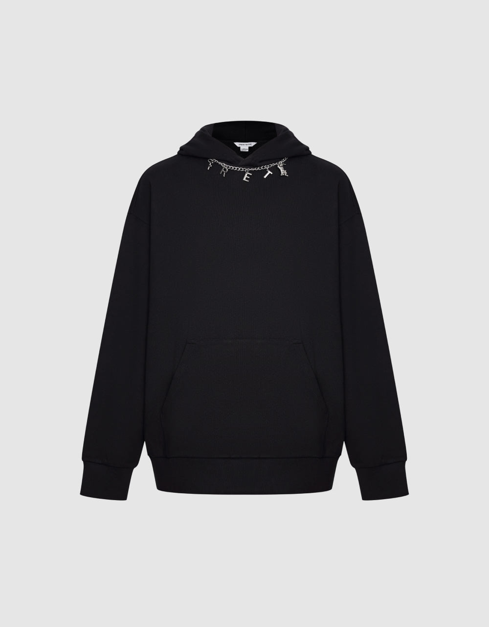Necklace Detail Oversized Hoodie
