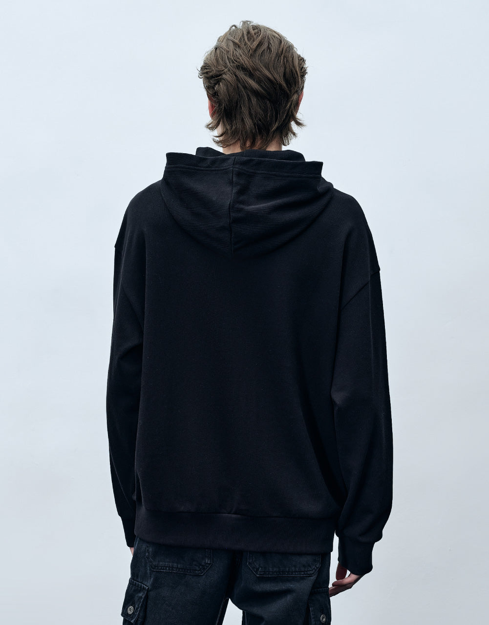 Necklace Detail Oversized Hoodie