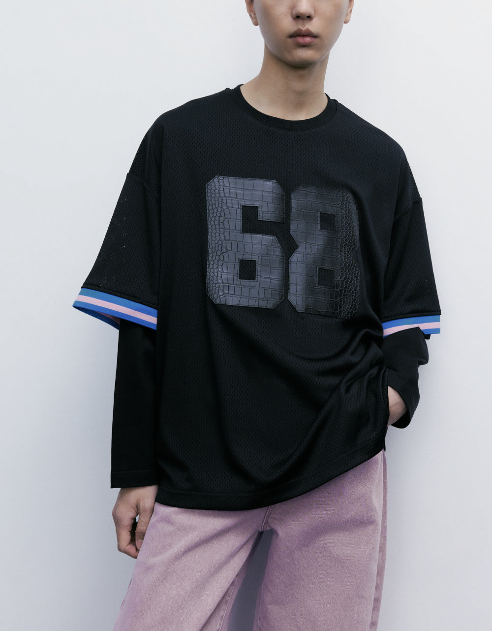 2 In 1 Crew Neck T-Shirt