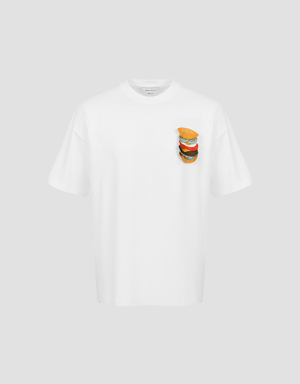Burger Detail Crew Neck T-Shirt