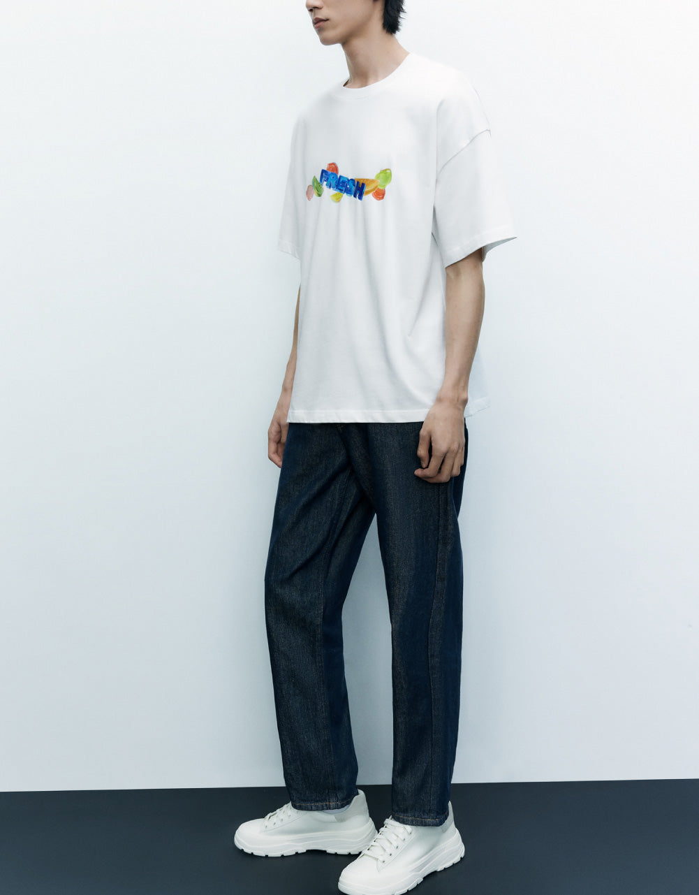 Printed Crew Neck T-Shirt