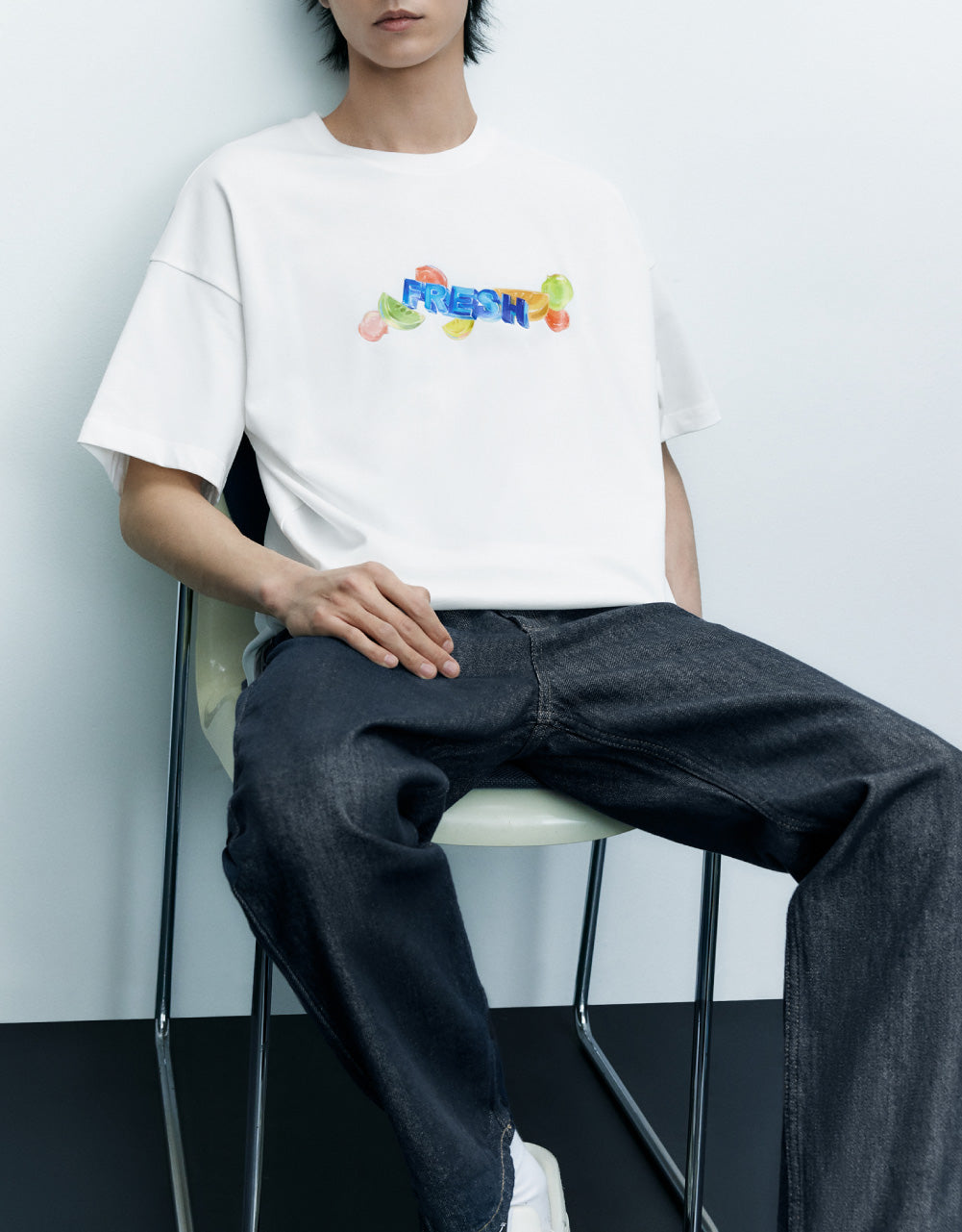 Printed Crew Neck T-Shirt