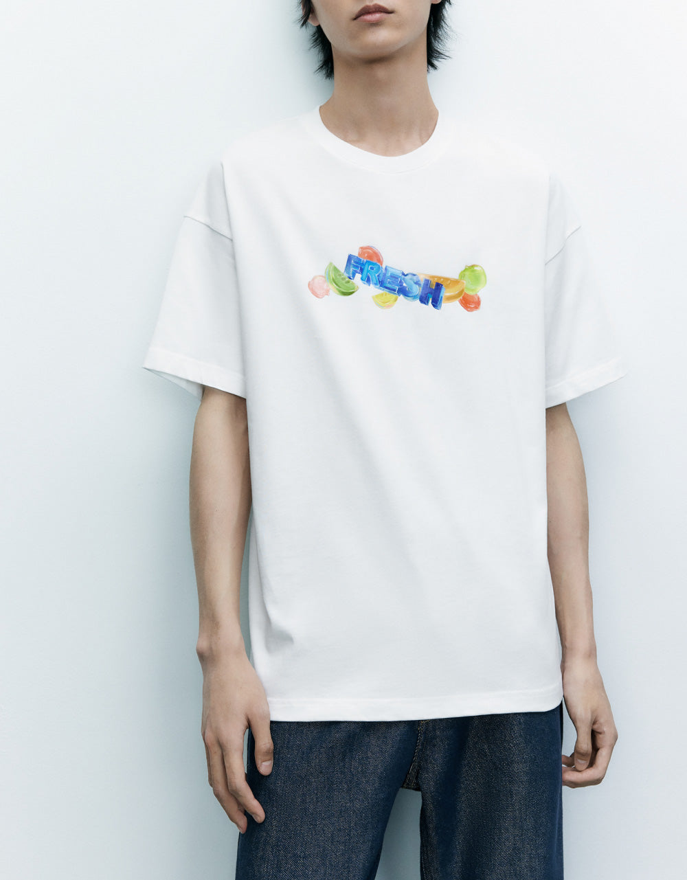 Printed Crew Neck T-Shirt