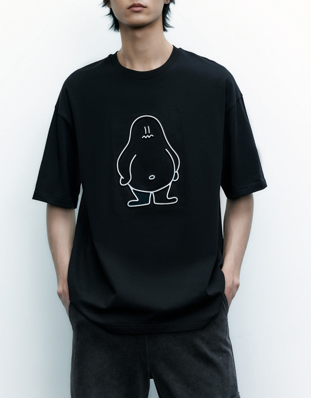 Cartoon Printed Loose T-Shirt