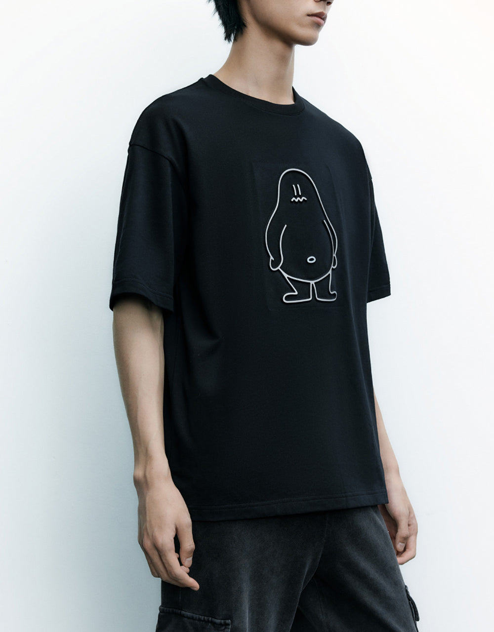 Cartoon Printed Loose T-Shirt